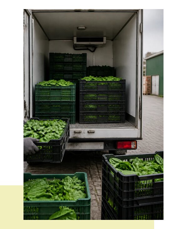 Перевозка шпината в Серов с сохранением свежести продукции